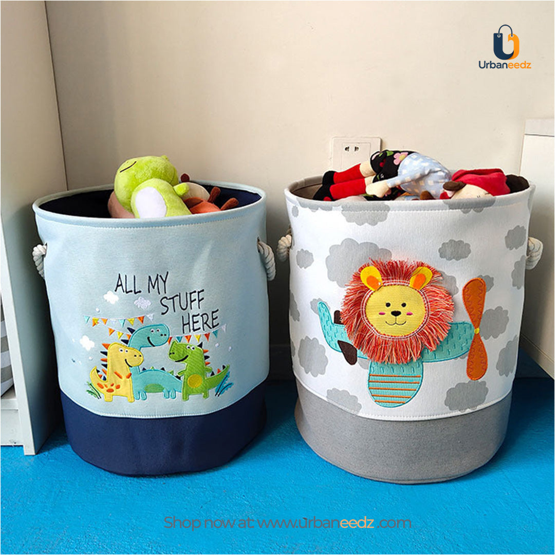 Round Animal Laundry Bag