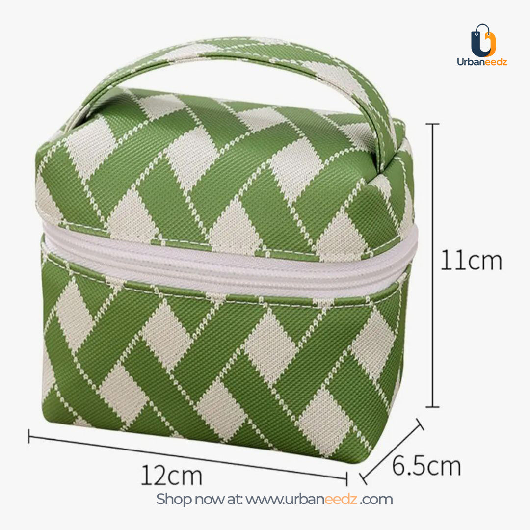 Diamond Lattice Small Makeup Travel Kit
