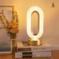 Oval Crystal Table Desk Lamp
