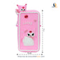 Pink Silicone Sling Bag