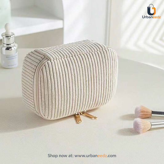 Corduroy Plush Pouch