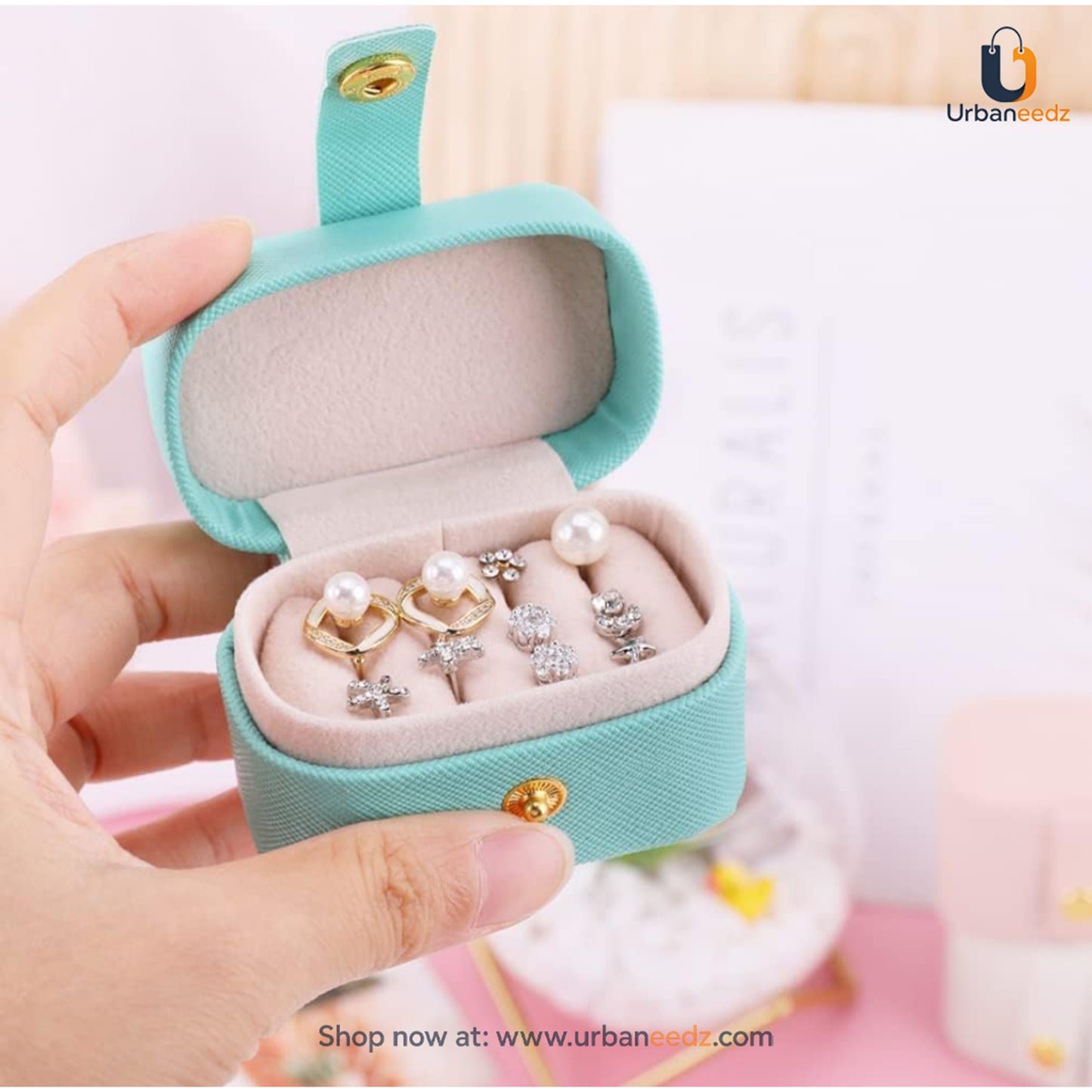 Faux Leather Ring Box