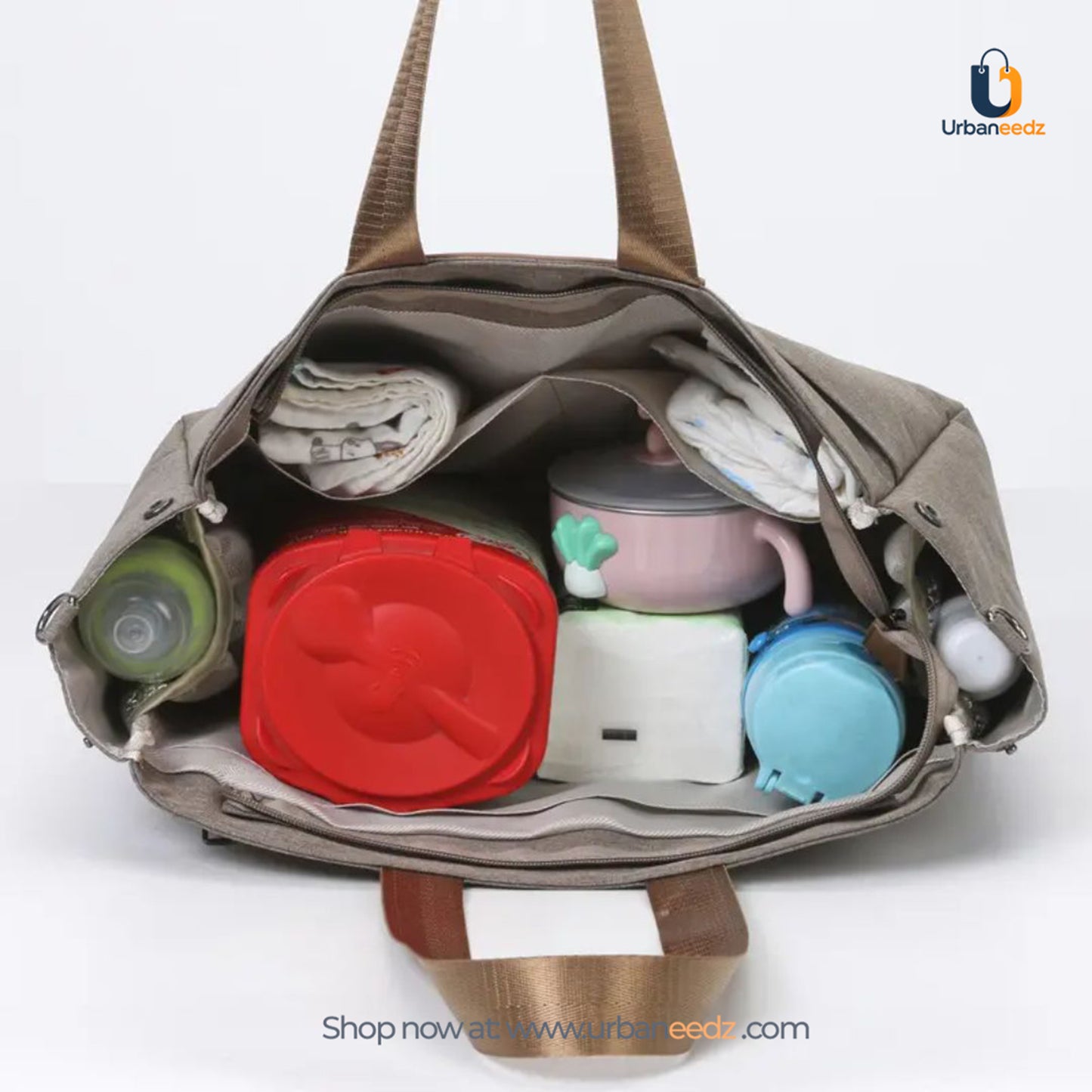 3-Piece Mother Bag Set – Tote, Organizer Pouch