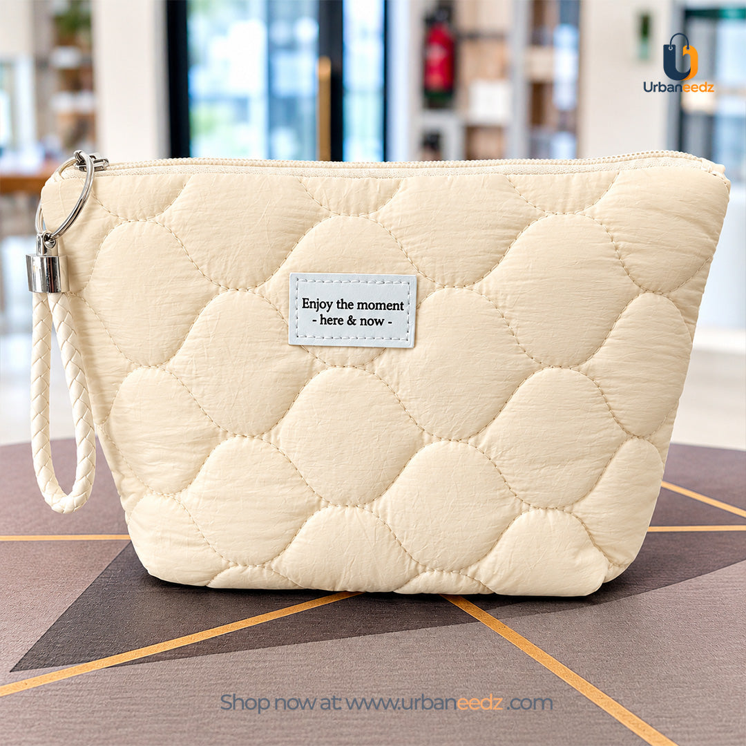 Quilted Medium Sized Pouch