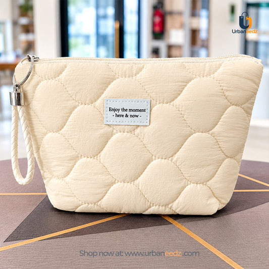 Quilted Medium Sized Pouch