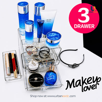 Acrylic 3 Pull-out Drawer