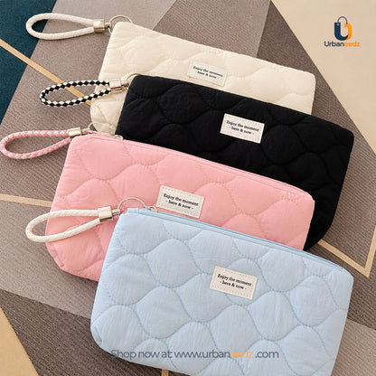 Quilted Medium Sized Pouch