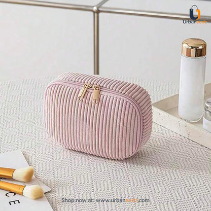 Corduroy Plush Pouch