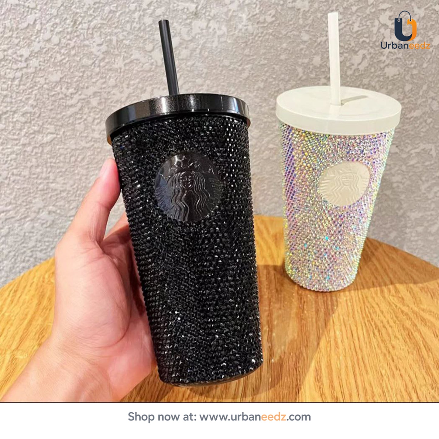 Starbucks Rhinestone Straw cup