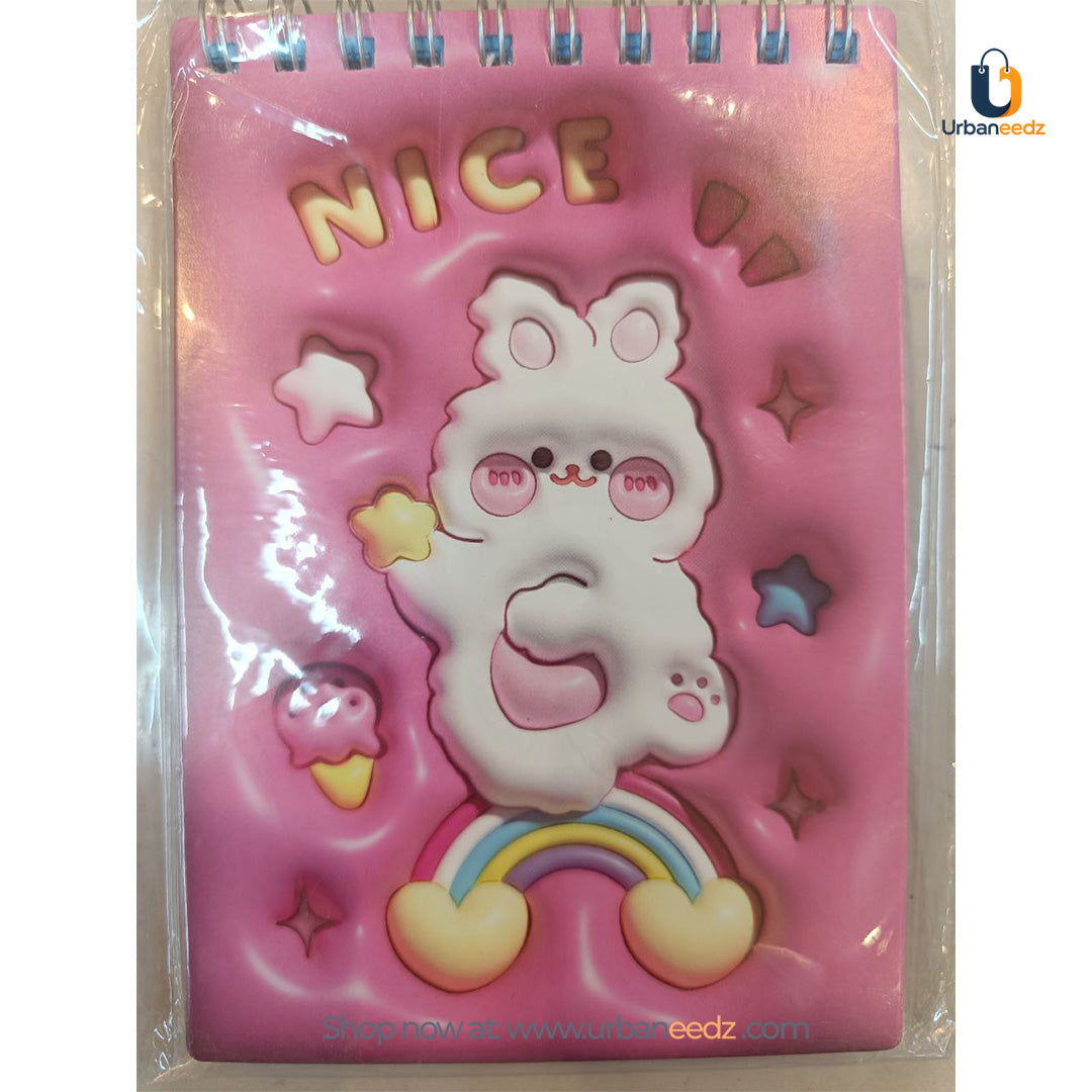 Spiral Cute Small Diary