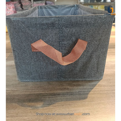 Open Storage Grey Basket