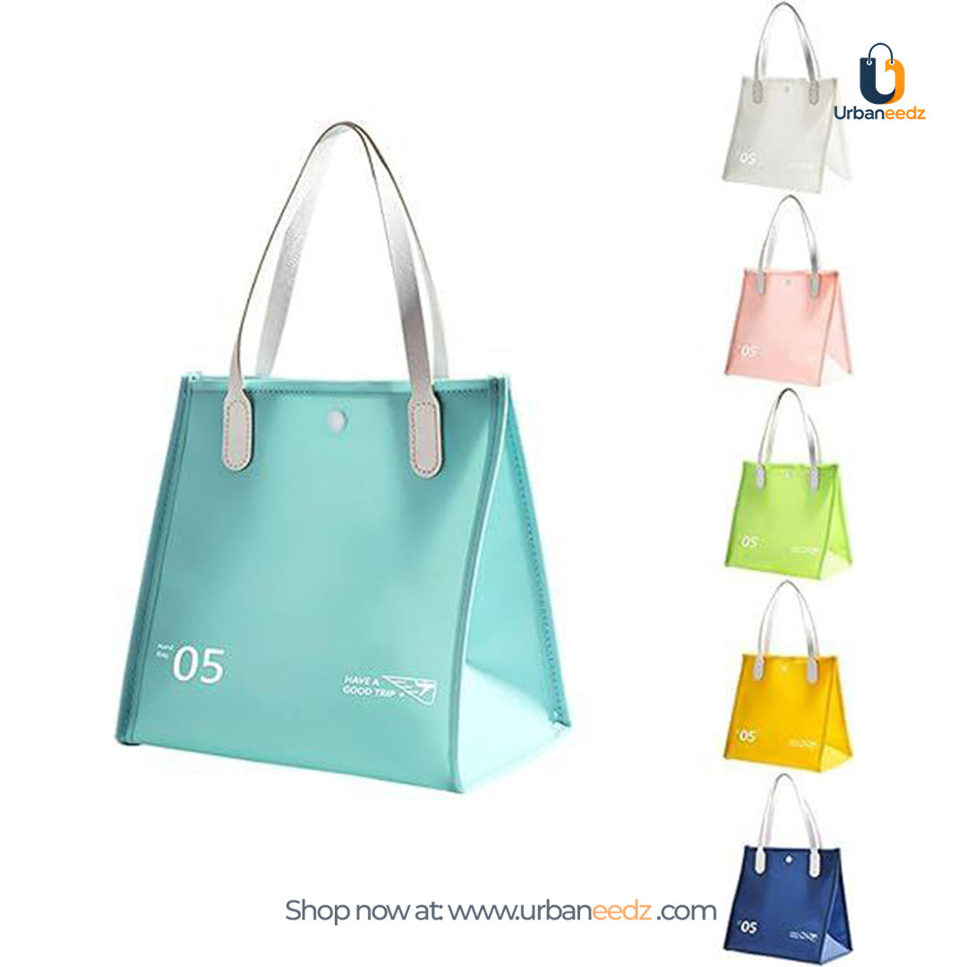 Neon lunch bags