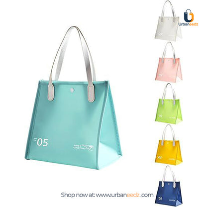 Neon lunch bags