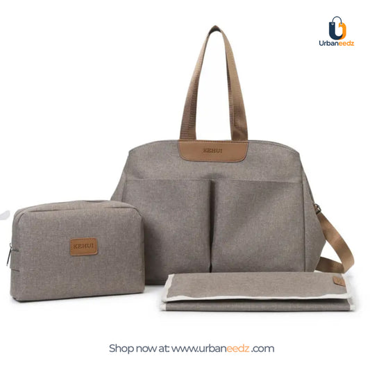 3-Piece Mother Bag Set – Tote, Organizer Pouch
