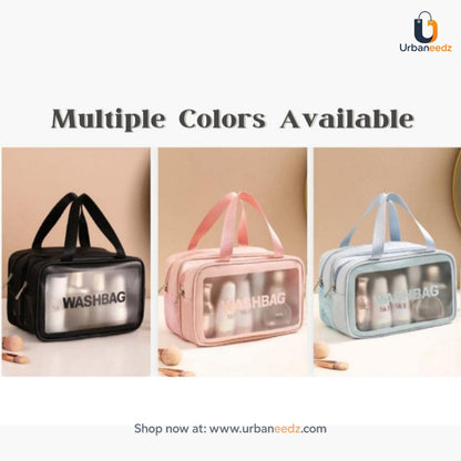 Washbag with Double Zipper