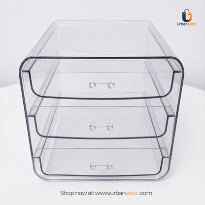 Acrylic 3 Pull-out Drawer