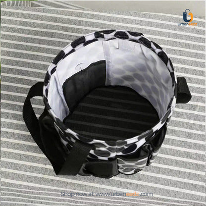 Round lunch basket