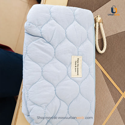 Quilted Medium Sized Pouch