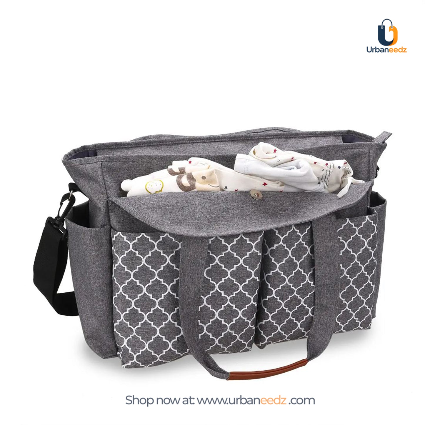 Spacious Multi-Pocket Mother Bag – Complete Baby Travel Organizer