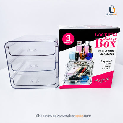 Acrylic 3 Pull-out Drawer