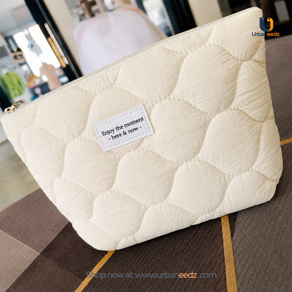 Quilted Medium Sized Pouch