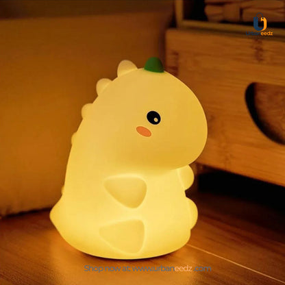 Cute Dino Silicone Lamp
