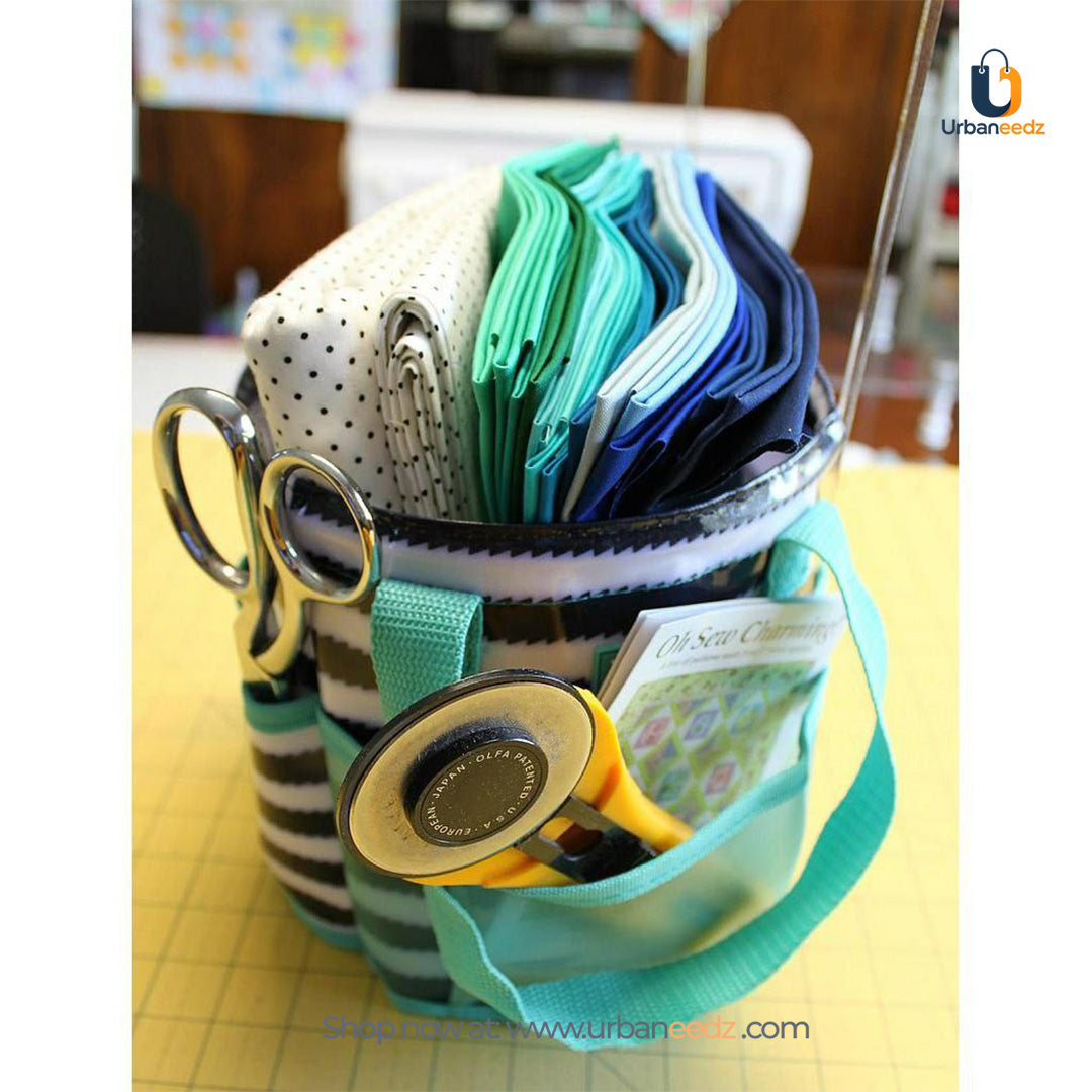 Round lunch basket