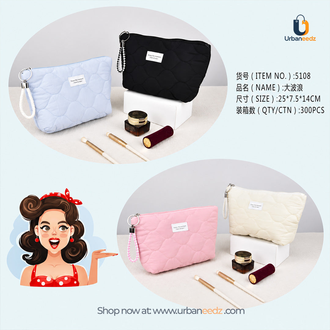 Quilted Medium Sized Pouch