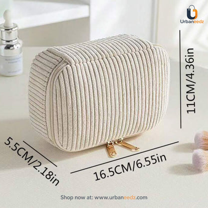 Corduroy Plush Pouch