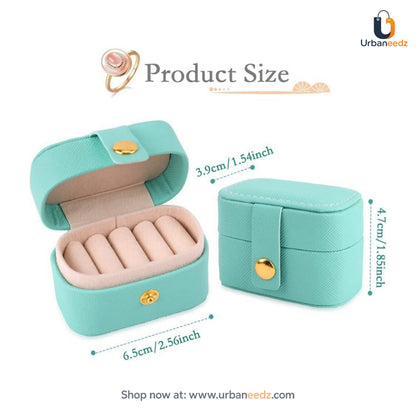 Faux Leather Ring Box