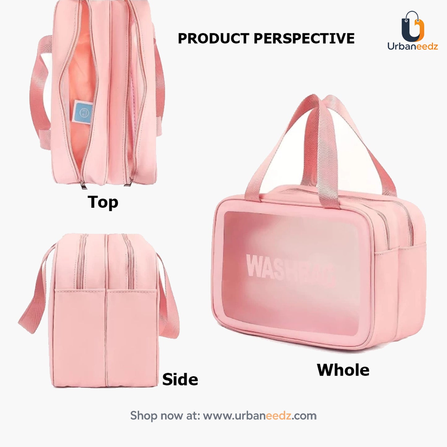 Washbag with Double Zipper