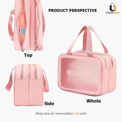 Washbag with Double Zipper