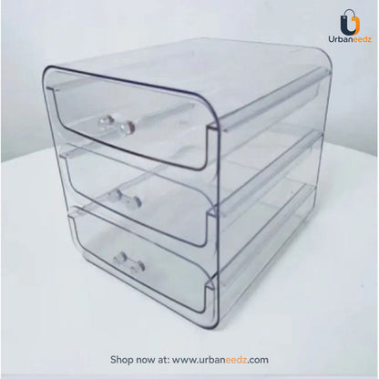Acrylic 3 Pull-out Drawer