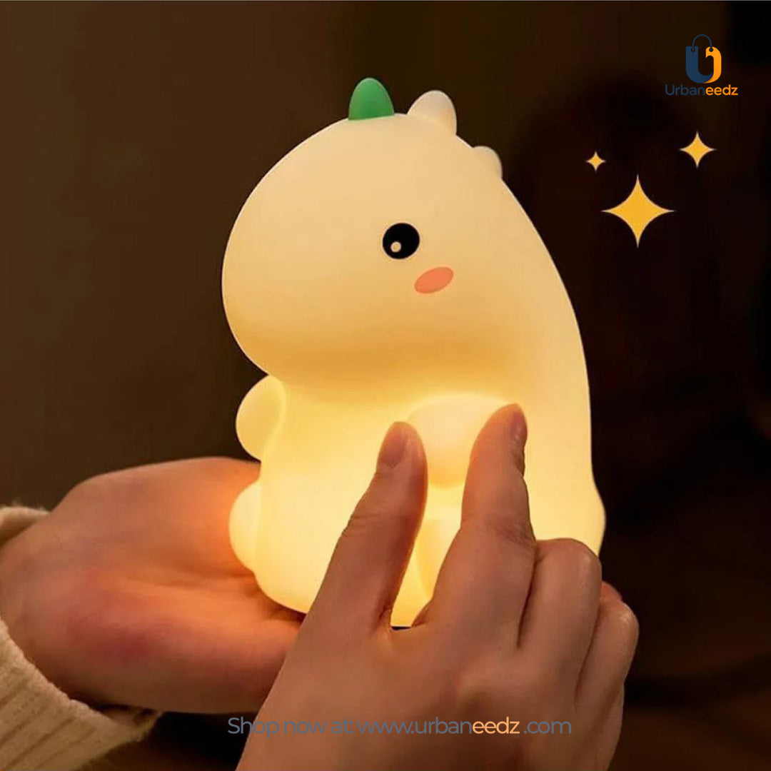 Cute Dino Silicone Lamp