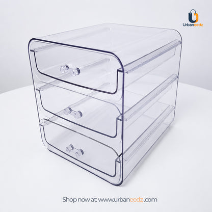Acrylic 3 Pull-out Drawer