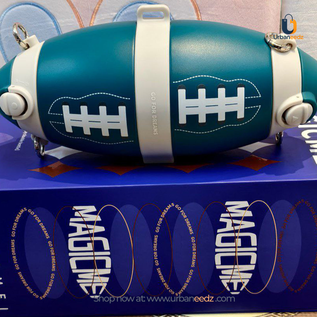 Rugby Bottle Double Sided