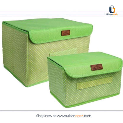 Storage Box with lid 2pcs set