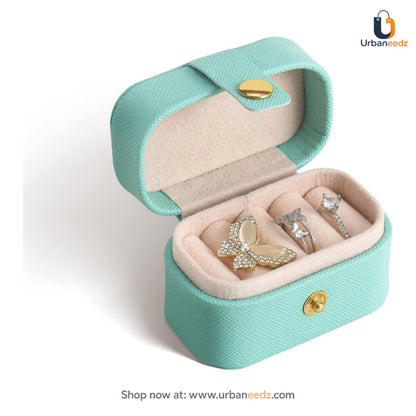 Faux Leather Ring Box
