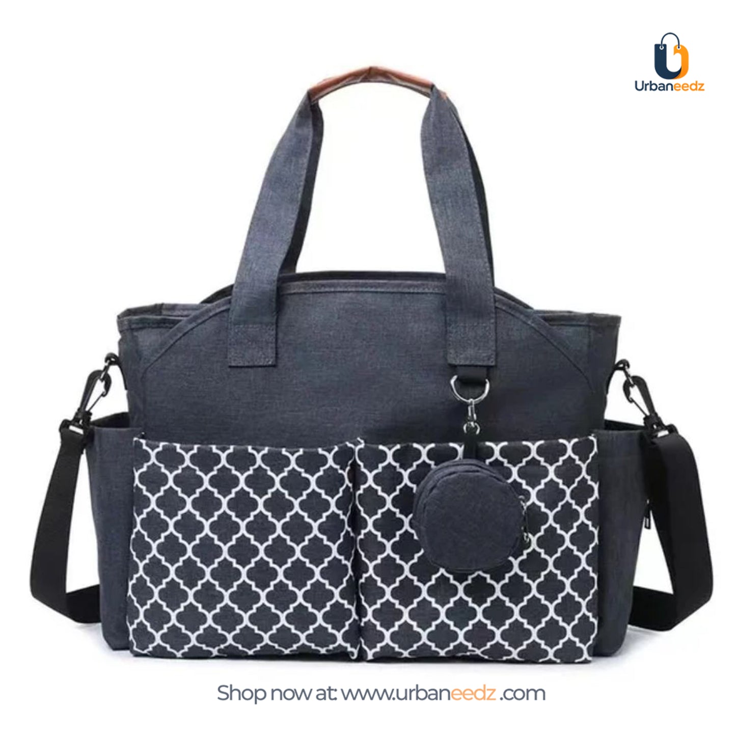 Spacious Multi-Pocket Mother Bag – Complete Baby Travel Organizer