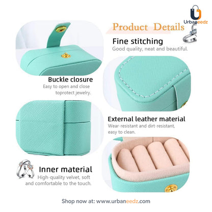 Faux Leather Ring Box