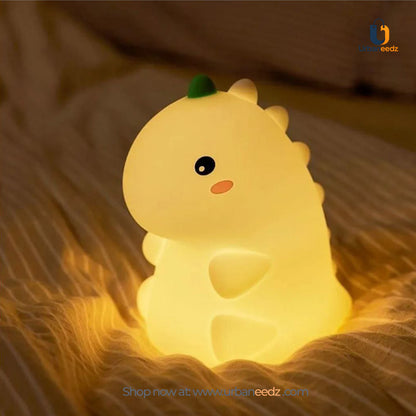 Cute Dino Silicone Lamp