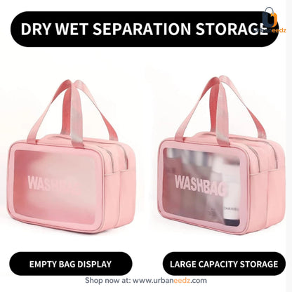 Washbag with Double Zipper